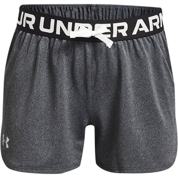 Under Armour Girl's  Play up Solid Shorts,‎ XL, gray - Picture 1 of 1